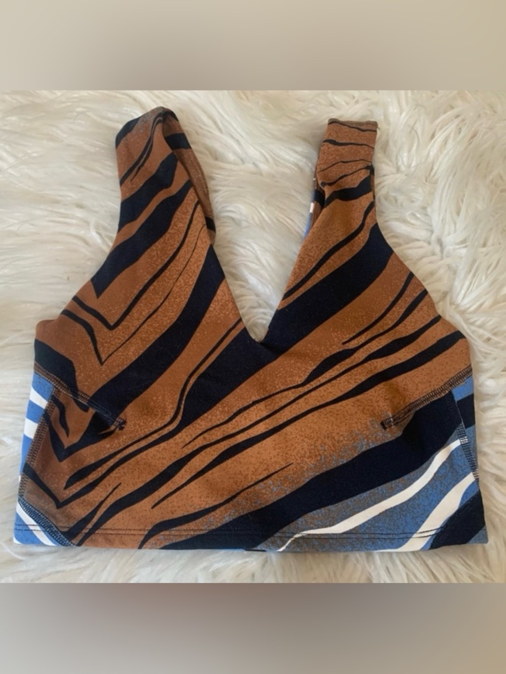 Free People Movement Never Better Sports Bra Crop Top Explore The Wild Size XS